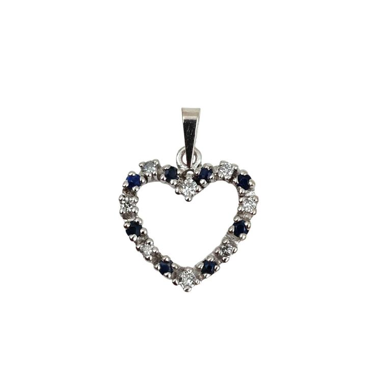 Pendentif Or Blanc 18 Ct