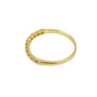 Bague Or Jaune 18 Ct & Diamants
