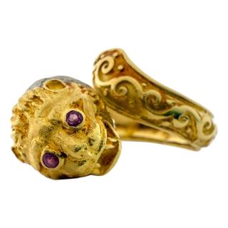 Bague LALAoUNIS Or 18Ct Diamants & Rubis