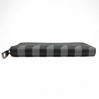 Portefeuille Louis Vuitton Damier Graphite Karakoram Zippy Vertical Wallet