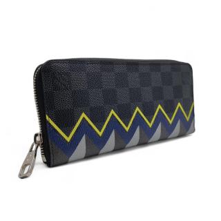 Portefeuille Louis Vuitton Damier Graphite Karakoram Zippy Vertical Wallet