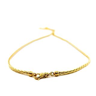 Collier Or jaune 18k & Perles