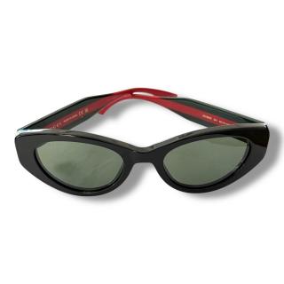 Lunettes de Soleil Gucci à Monture Oeil-de-Chat