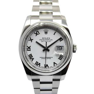 Rolex DateJust 36 White Roman Dial
