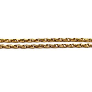 Collier Or Jaune 18k Maille Jaseron