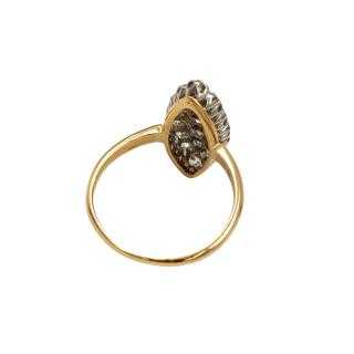 Bague Or Jaune 18 Ct & Diamants