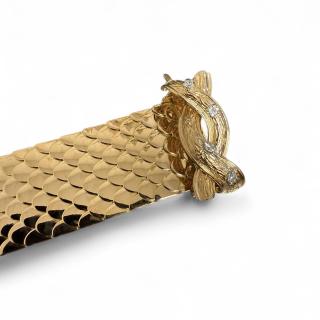 Bracelet écailles Or rose 18ct