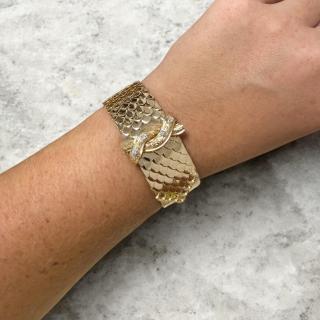Bracelet écailles Or rose 18ct