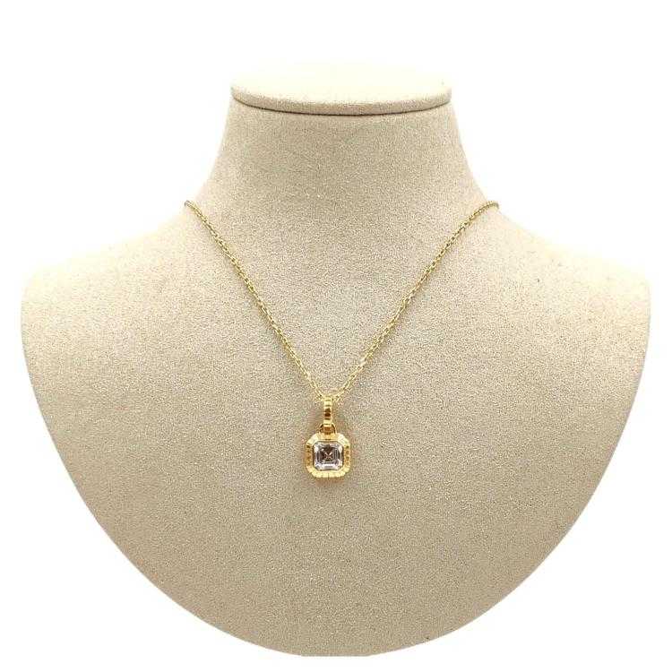 Collier Or Jaune 18 Ct & Diamant