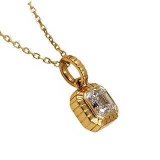 Collier Or Jaune 18 Ct & Diamant