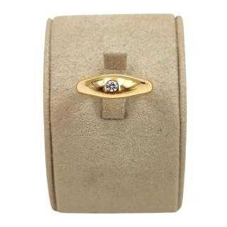 Bague Or Jaune 18 Ct & Diamant