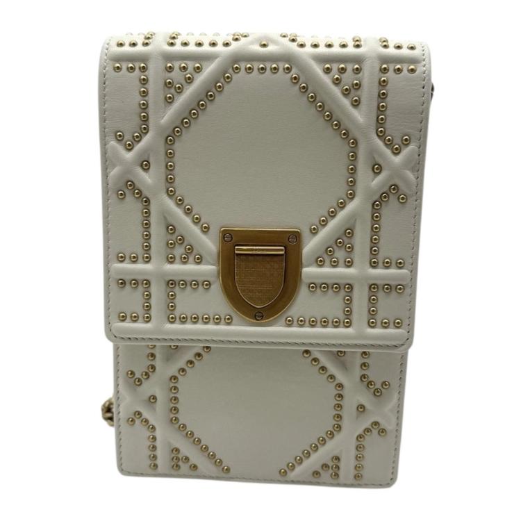 Dior Pochette Clous Beige