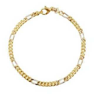 Bracelet Or Jaune&Blanc 18 Ct