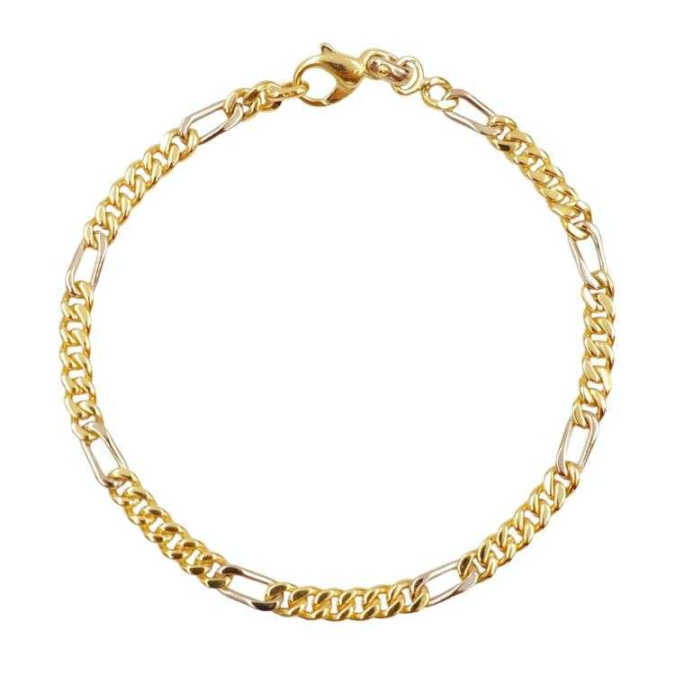 Bracelet Or Jaune&Blanc 18 Ct