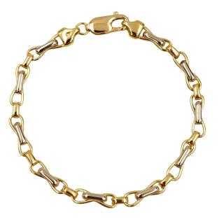 Bracelet Or Jaune&Blanc 18 Ct