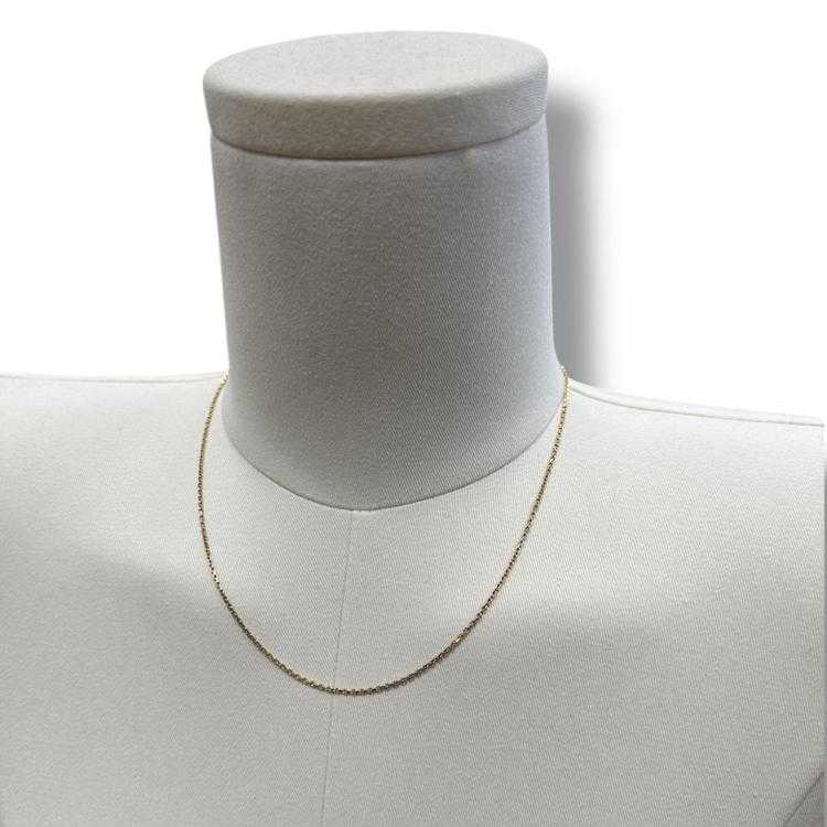Collier or jaune 18ct