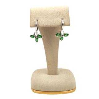 Boucles d'Oreilles Or 14 Ct & Tourmalines