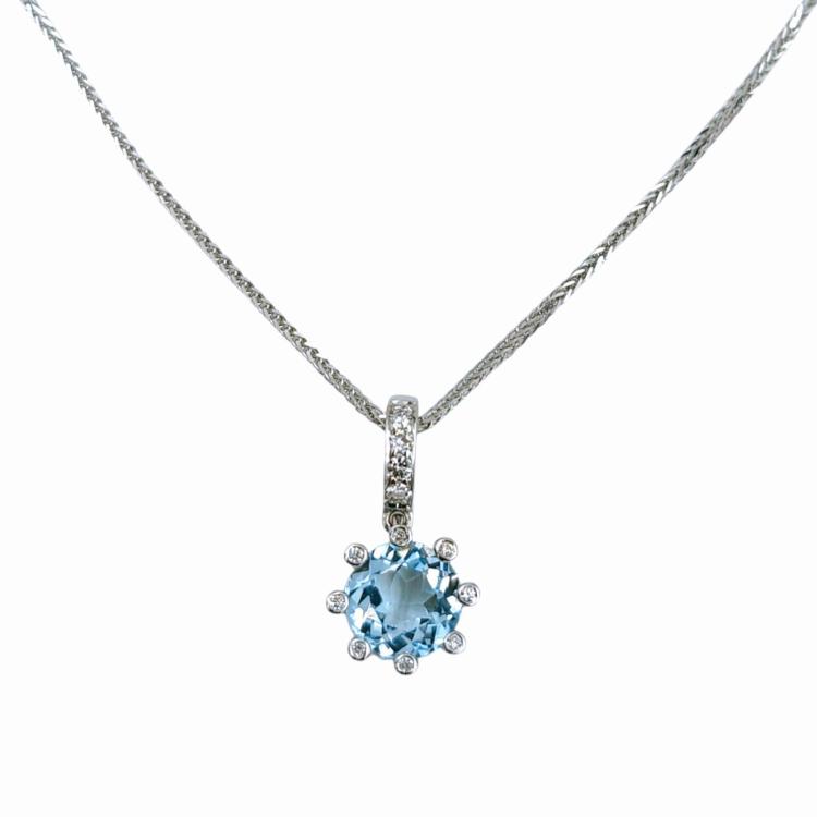 Collier Or Blanc 18 Ct