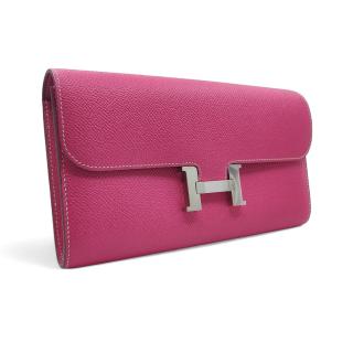 Portefeuille Constance Long Veau Hermès