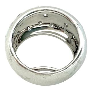 Bague Or Blanc 18Ct & Diamants