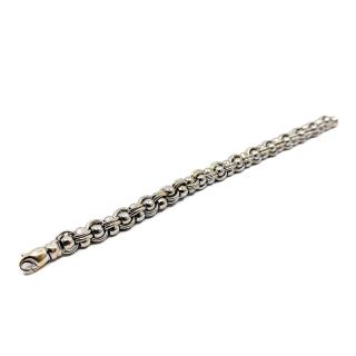 Bracelet Or Blanc 14k Maille Jaseron