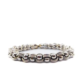 Bracelet Or Blanc 14k Maille Jaseron