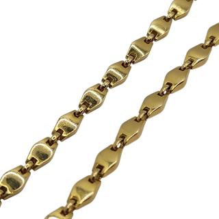 COLLIER OR 18 CT MAILLONS "TORTUE"