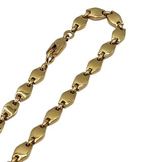 COLLIER OR 18 CT MAILLONS "TORTUE"
