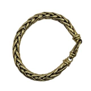 Bracelet Or Jaune 18Ct Maille Torsadée