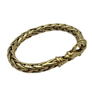 Bracelet Or Jaune 18Ct Maille Torsadée