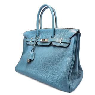 Birkin 35 Blue Jean