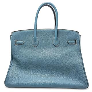 Birkin 35 Blue Jean