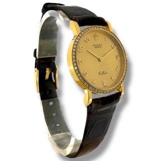 Rolex Cellini Vintage Or 18ct & Diamants