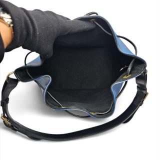 Sac à main en cuir Noé Bicolore