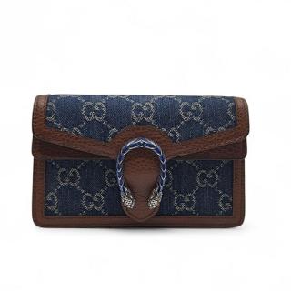 Sac à main Gucci Dionysus Denim Bleu Mini