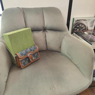 Sac à main Gucci Dionysus Denim Bleu Mini