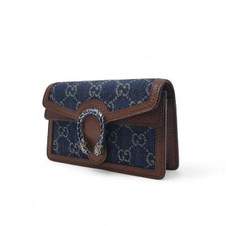 Sac à main Gucci Dionysus Denim Bleu Mini
