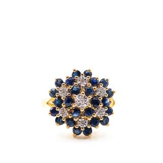 Bague Diamants & Saphir