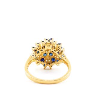 Bague Diamants & Saphir