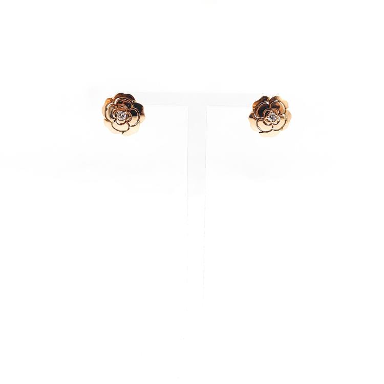 Boucle D'oreilles Chanel Camelia