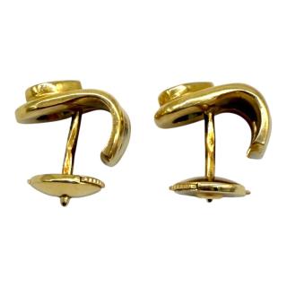Boucles D'Oreilles Or 18 ct & Emeraude