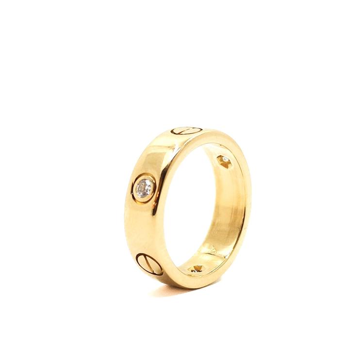 Bague Cartier Love 3 Diamants