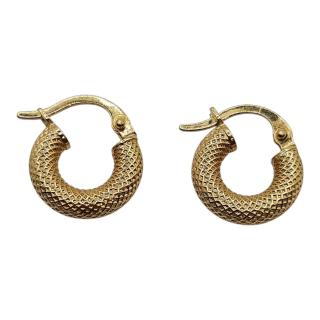 BOUCLES D'OREILLES OR 18 CT