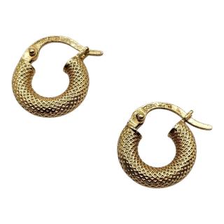 BOUCLES D'OREILLES OR 18 CT