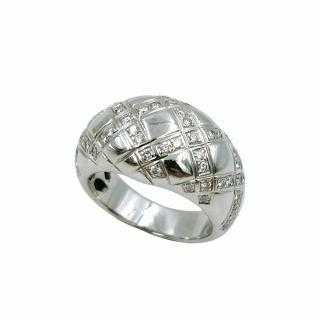 Bague Or Blanc 18 Ct & Diamants