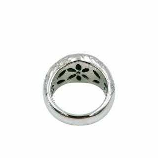 Bague Or Blanc 18 Ct & Diamants