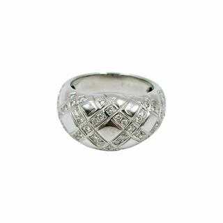 Bague Or Blanc 18 Ct & Diamants