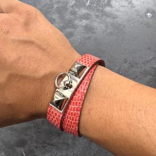 Bracelet Hermès Rivale en lézard