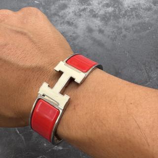 Bracelet Hermès Clic H Rouge