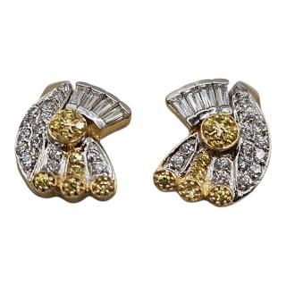 BOUCLES D'OREILLES OR JAUNE 14 CT